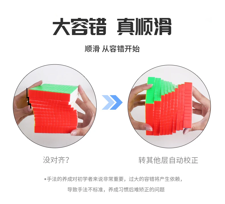 YuXin Little Magic 11X11 Cube de vitesse jouets Fidget professionnels Cubo Magico Puzzle jouet pour enfants