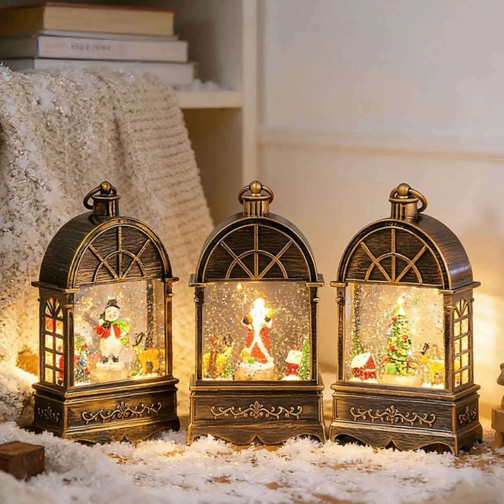 クリスマススノーグローブランタンオルゴールグリッターライトデ - Snow Globe Musical のレビューと価格
