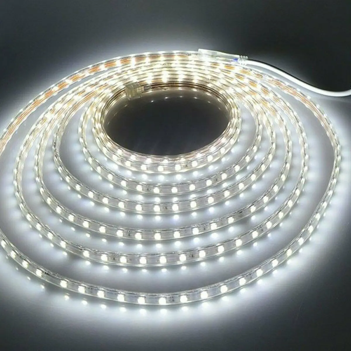 220 V Led Light Strip 220V Tape Flexible SMD 5050 1M 5M 10M 15M 20M LedStrip Waterproof IP67 Dimmable 220V Led Strip Warm White