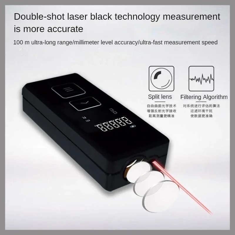 Ruban à mesurer numérique télémètre laser 38M/50M/70m télémètre laser de haute précision pour la mesure de la construct