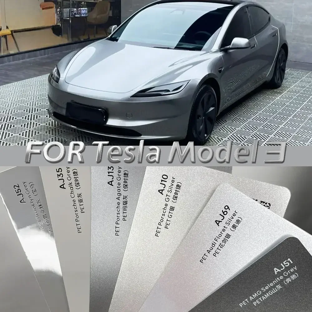 

Paint Protection Film for Tesla Model 3 Highland 2024 8.5thick Pre-Cut Car Clear TPU PPF Kit Transparent Sticker Auto Decal