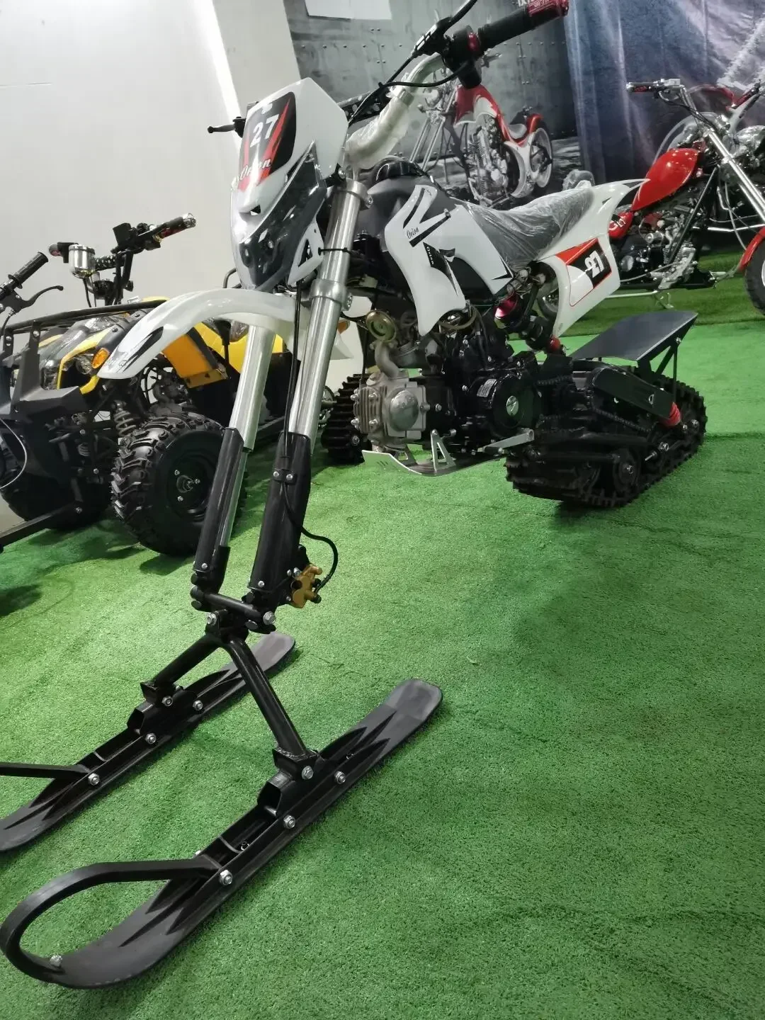 Snow Dirt Pit bike Rubber cover Sled Track Tracks Sand Snowmobile Track Crawler Assembly Tracked vehicle DIY modification Parts