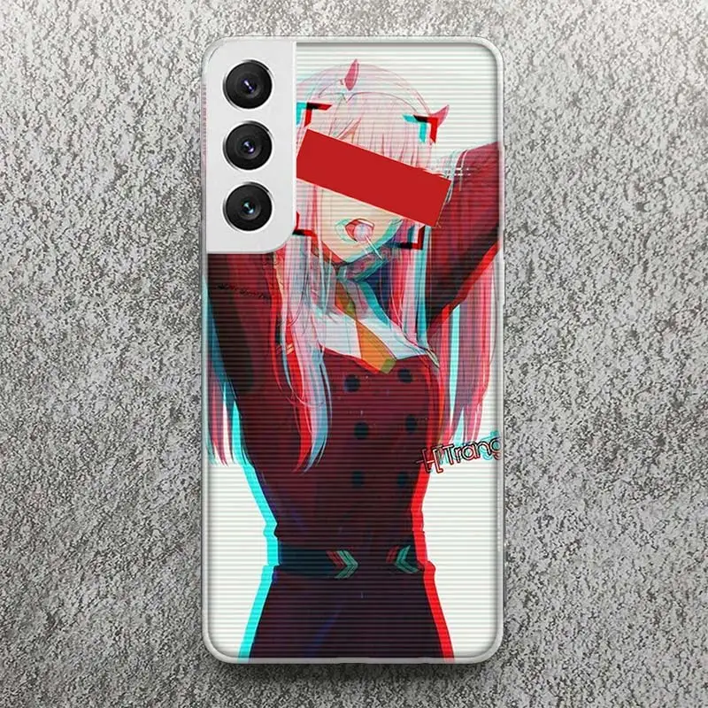 LEWD Sad Girl Japanese Anime Print Soft Case for Samsung Galaxy S25 S24 S23 S22 Ultra S21 Plus S20 FE Phone Shell S10 + Pattern