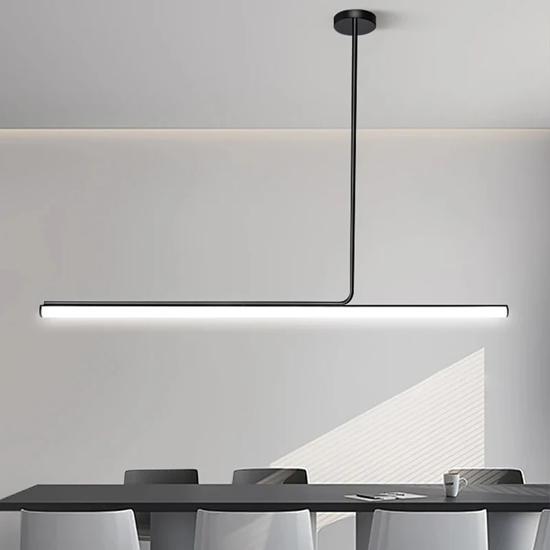 

Dimmable Dining LED Pendant Lights Lusters Home Decor Kitchen Bar Table Modern Ceiling Chandelier Creative Minimalism Lamps