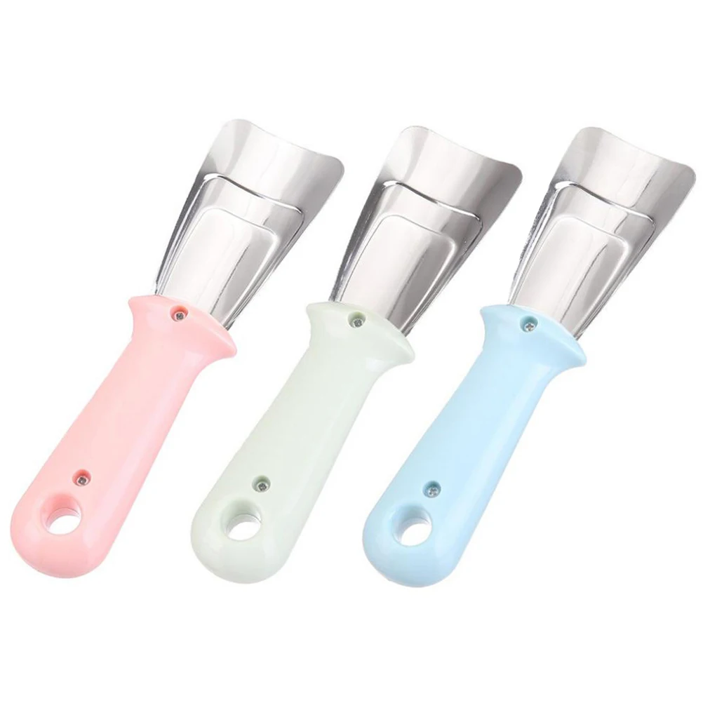 

3 Pcs Ice Scooper Deicing Shovel Scraper Fridge Snow Removal Refrigerator Stainless Steel Remover