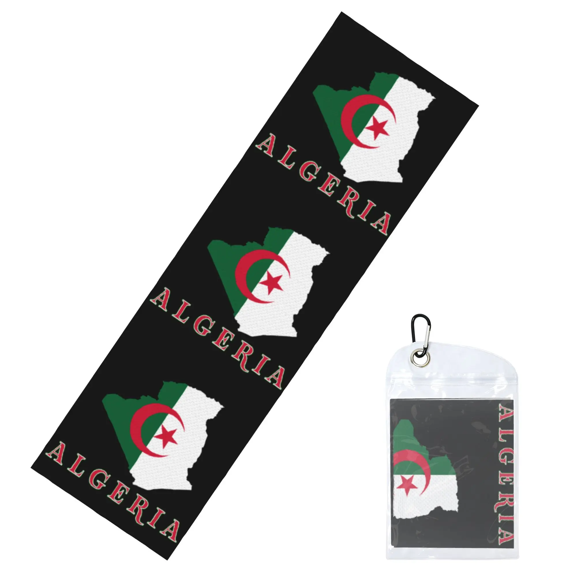 Algerian Flag Of Algeria Cold Exercise Towel Quick Dry Face Towel  Running Towels