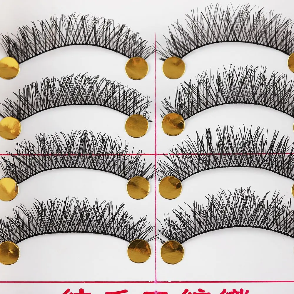 10 Paar Beauty Long Thick Black Fake Lash Falsche Wimpern Make-up-Tool