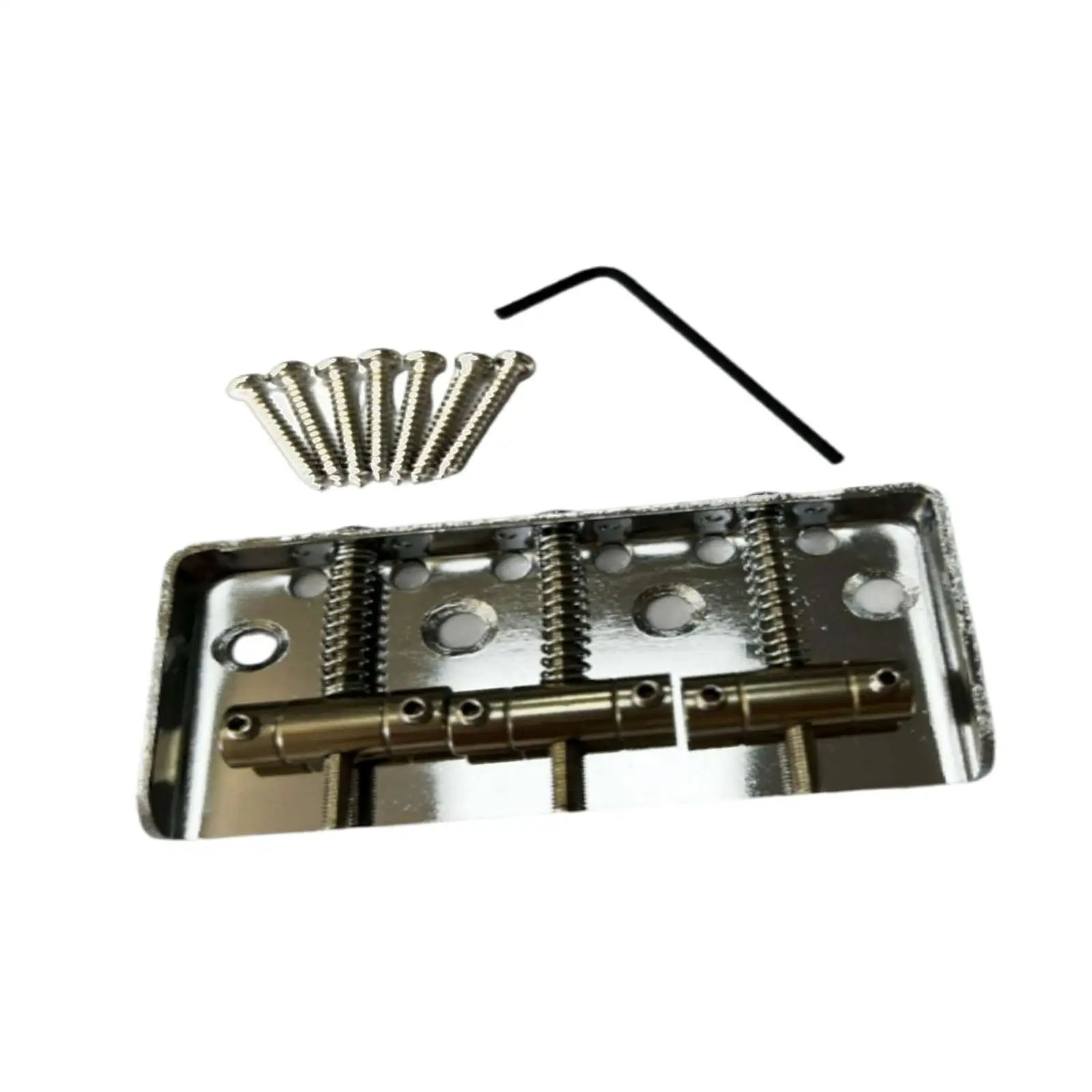 6 Strings Guitar Bridge Tailpiece Metal Saddle Guitar Bridge for Electric Guitar Musical instrument