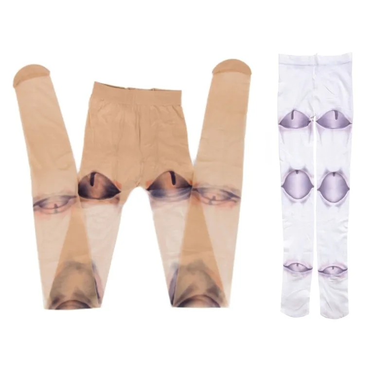 

Женские колготки в стиле Харадзюку Лолита, японские готические аниме-колготки с 3D-принтом в стиле шарнирной куклы, татуированные, для косплея