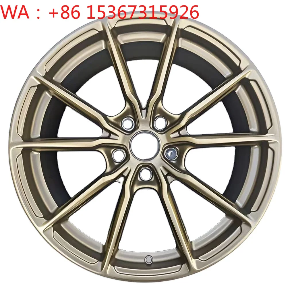 18-19 Inch 35mm ET Bronze Finish Aluminum Alloy Passenger Car Wheels Universal Modified Rims