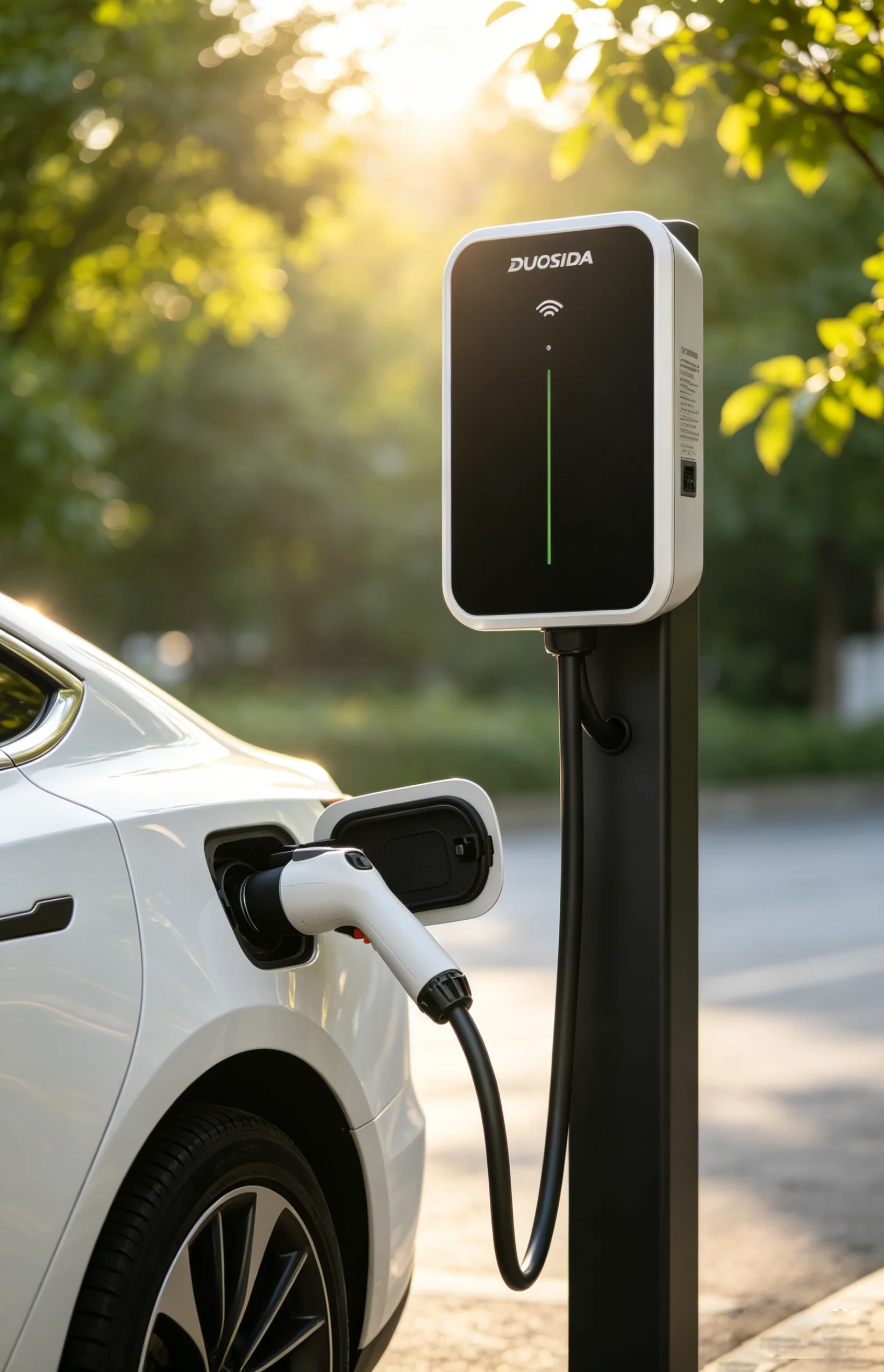 New DUOSIDA Wallbox EV Charging Station with RFID+4G+LAN+WIFI TUV/CE Certified 7KW 16A GB Type 2 Interface