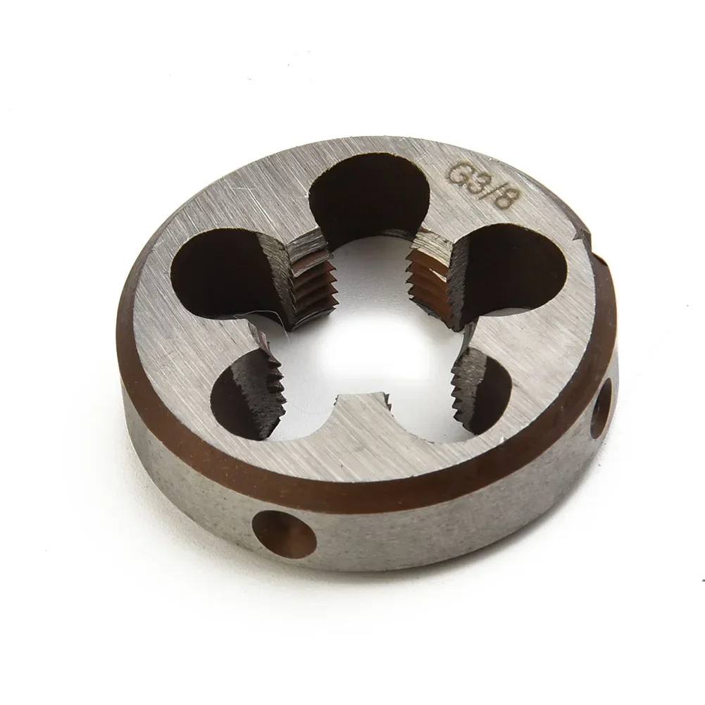 High Duty Pipe Thread Round Dies 1/8 1/4 3/8 1/2 3/4 For General Use  HSS Round Die Hand Tools Tap Die