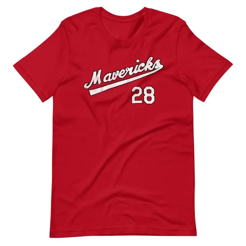 Portland Mavericks Baseball Red Jersey T Shirt