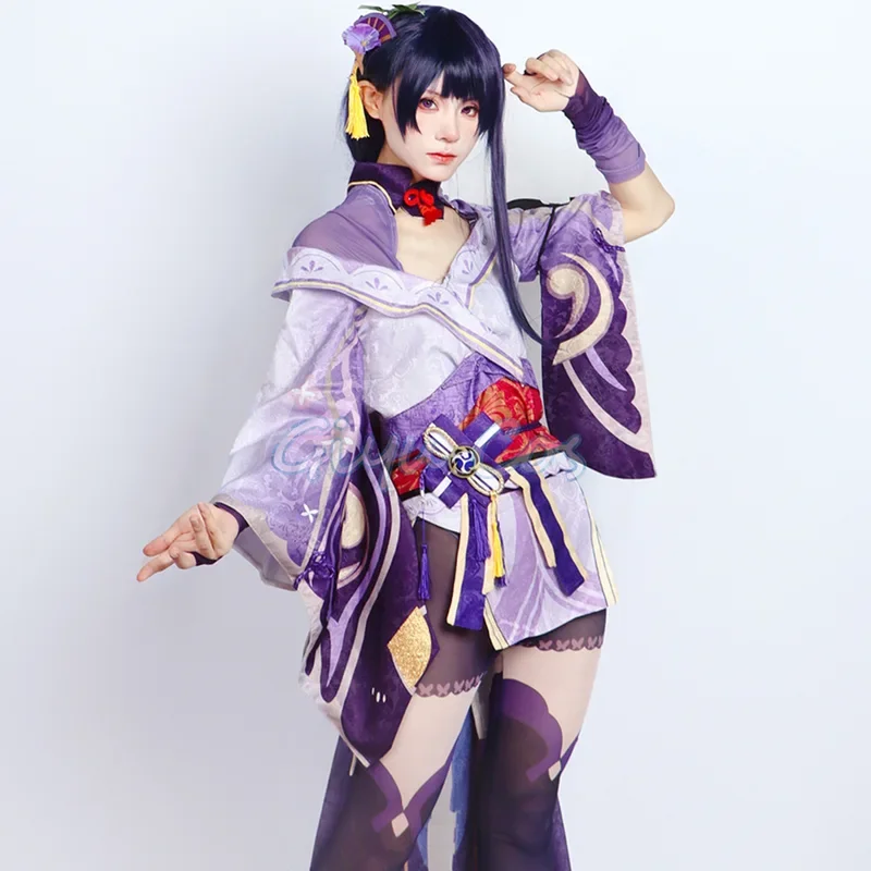 

ZA01 Beelzebul Raiden Shogun Cosplay Costume Genshin Impact Adult Carnival Uniform Anime Halloween Party Masquerade Women GZa0@