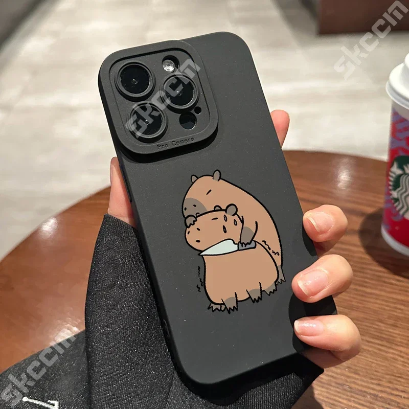 

Funny Capybara Phone Case For Samsung A55 A54 A56 A53 A35 A36 A33 A34 A15 A16 Cases For S25 S24 S23 S22 S21 Ultra Plus FE Cover