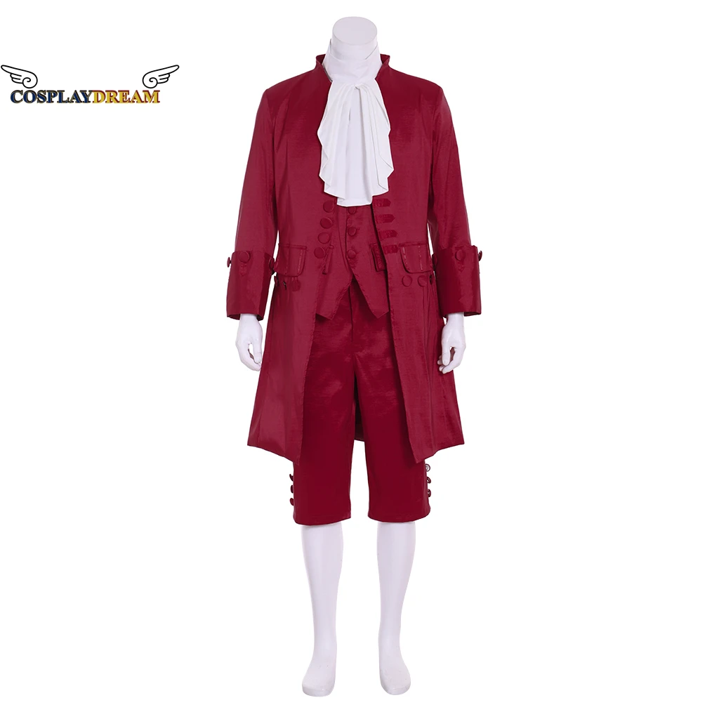 

18th Century British Mens Outfit Cosplay Costume Medieval Suit Hamilton Cosplay Costume Colonial Victorian Rococo Men's Suit