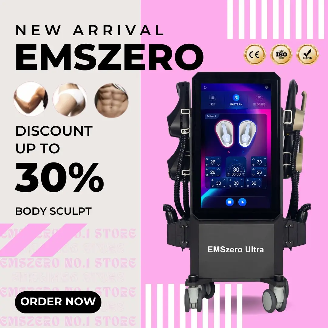 

EMSzero Body Sculpt Muscle Machine 6500W High Power Weight Loss Electromagnetic Slimming EMSzero Pelvic Cushion