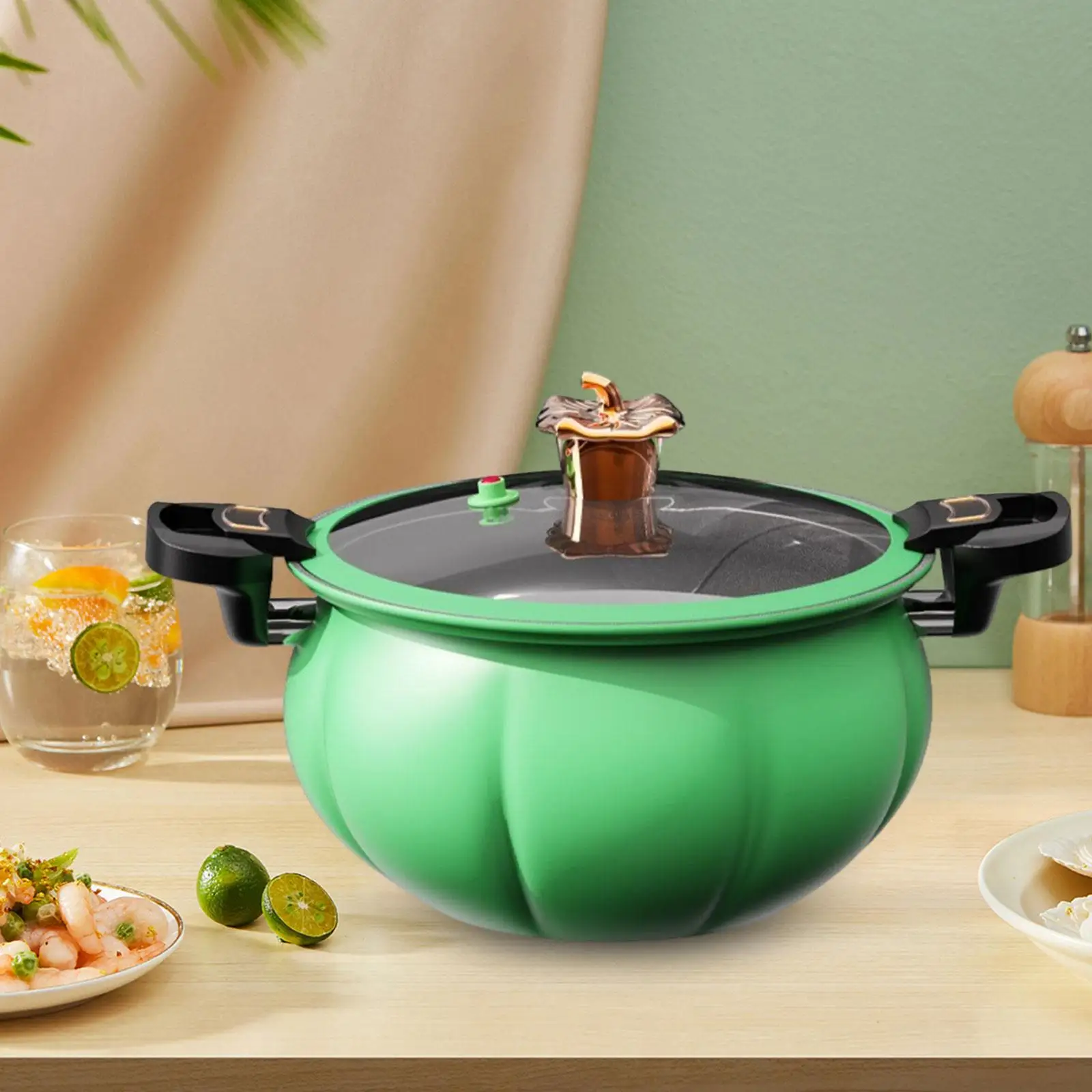 Soup Pot with Cover Glass Cookware Glass Noodles Bowl for 2-8 People Saucepan Simmer Pot Saucepan with Lid for Tea Noodles Soup