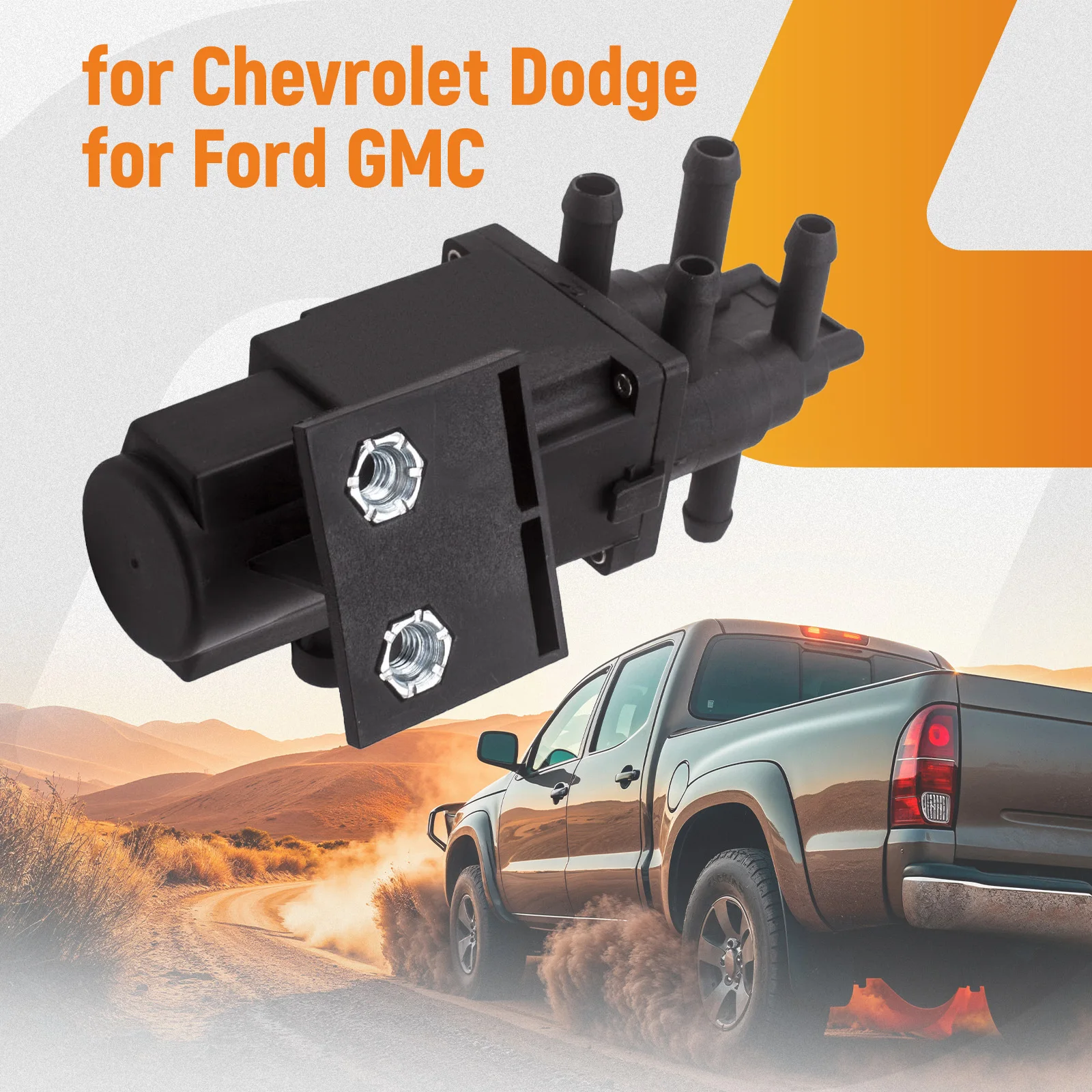 MAXPEEDINGRODS 6 Port Fuel Gas Dual Tank Selector Valve for Dodge B150 B250 B350 W100 W150 W200  for Chevy for Ford GMC Truck