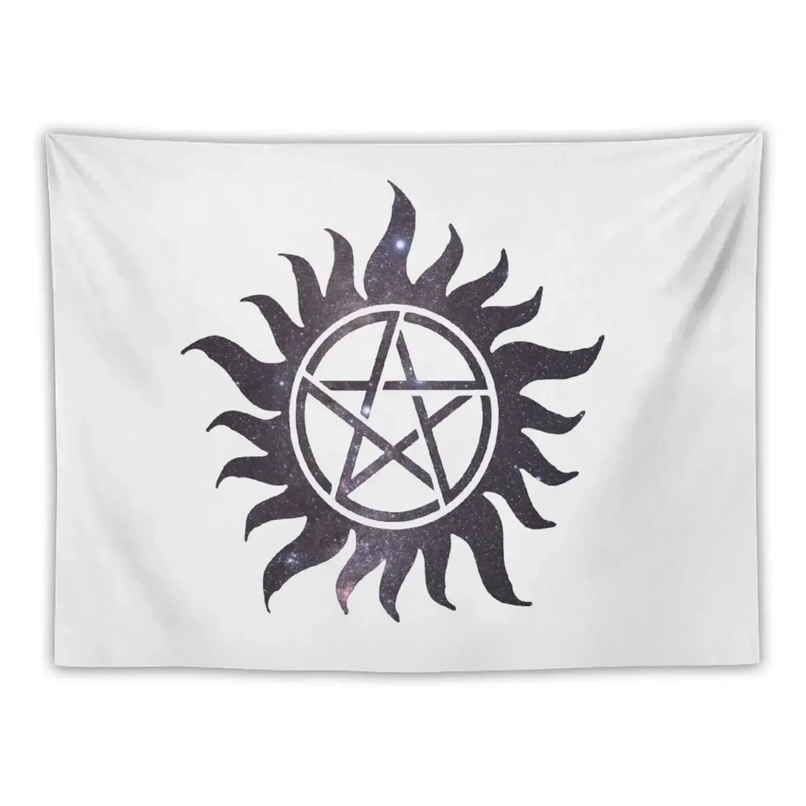 Supernatual Galaxy Anti-Possession Symbol Tapestry For Bedroom Aesthetic Room Decors Tapestry