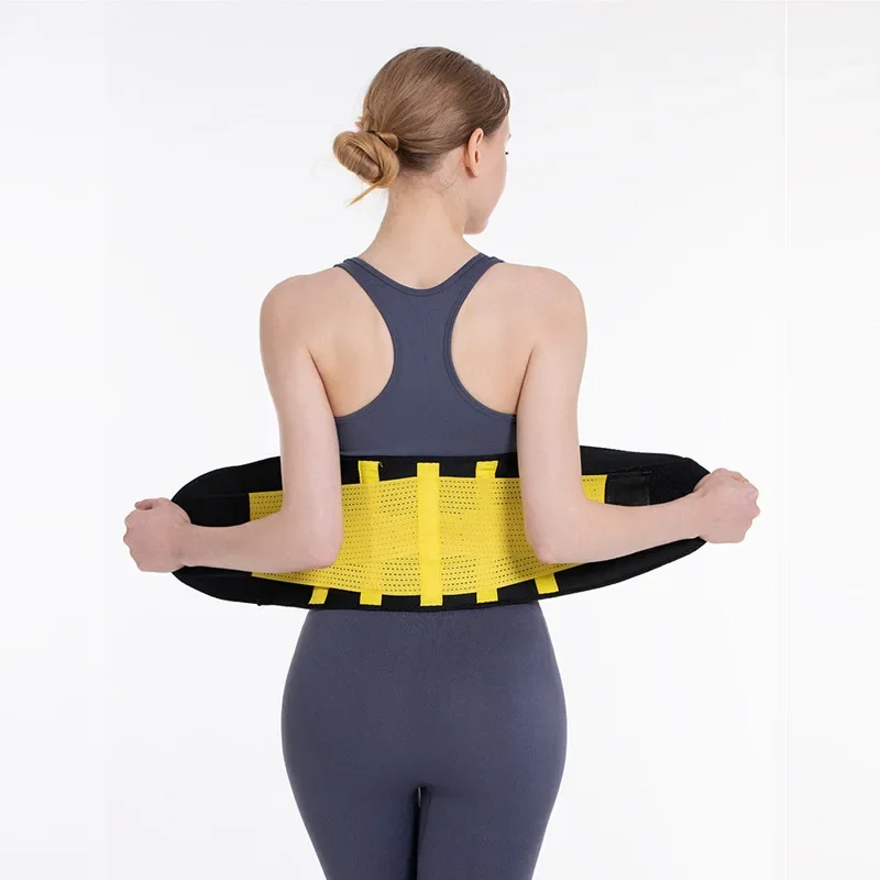 حزام الخصر الرياضي، حزام البطن للياقة البدنية، حزام الخصر الأكثر دفئًا، دعم تثبيت العمود الفقري القطني للرعاية الصحية لزيادة حزام الخصر #5