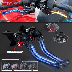 2023 Motorcycle Adjustable Always-on Signal Light Brake Clutch Lever For Yamaha MT-07 MT-09 MT07 FZ-07FZ-09 FJ-09 MT09 TRACER