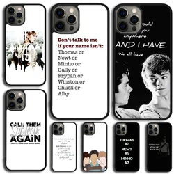 Maze Runner newt Phone Case Cover For Apple iPhone 17 Air 16 11 Pro Max Plus SE2020 Coque For iPhone 17 Air 16 14 15 13 12 Max