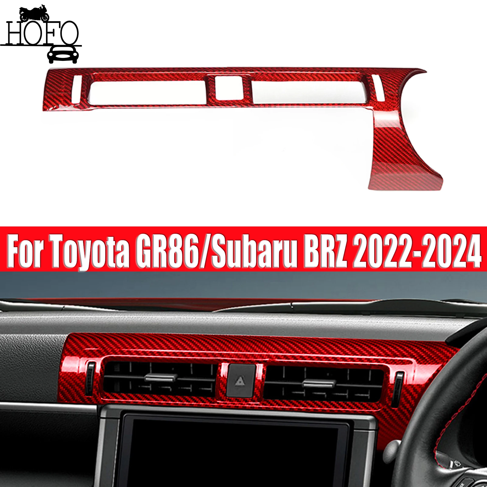 

1PCS Car Central Control Air Outlet Frame Trim Cover For Toyota GR86/Subaru BRZ 2022-2024