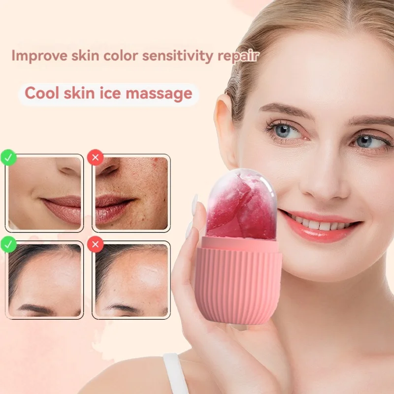 Beauty Massage Apply Face Ice Tray Puffiness Apply Face Ice Tray Sunburn Shrink Pore Scald Post-operation Ice Compress Artifact