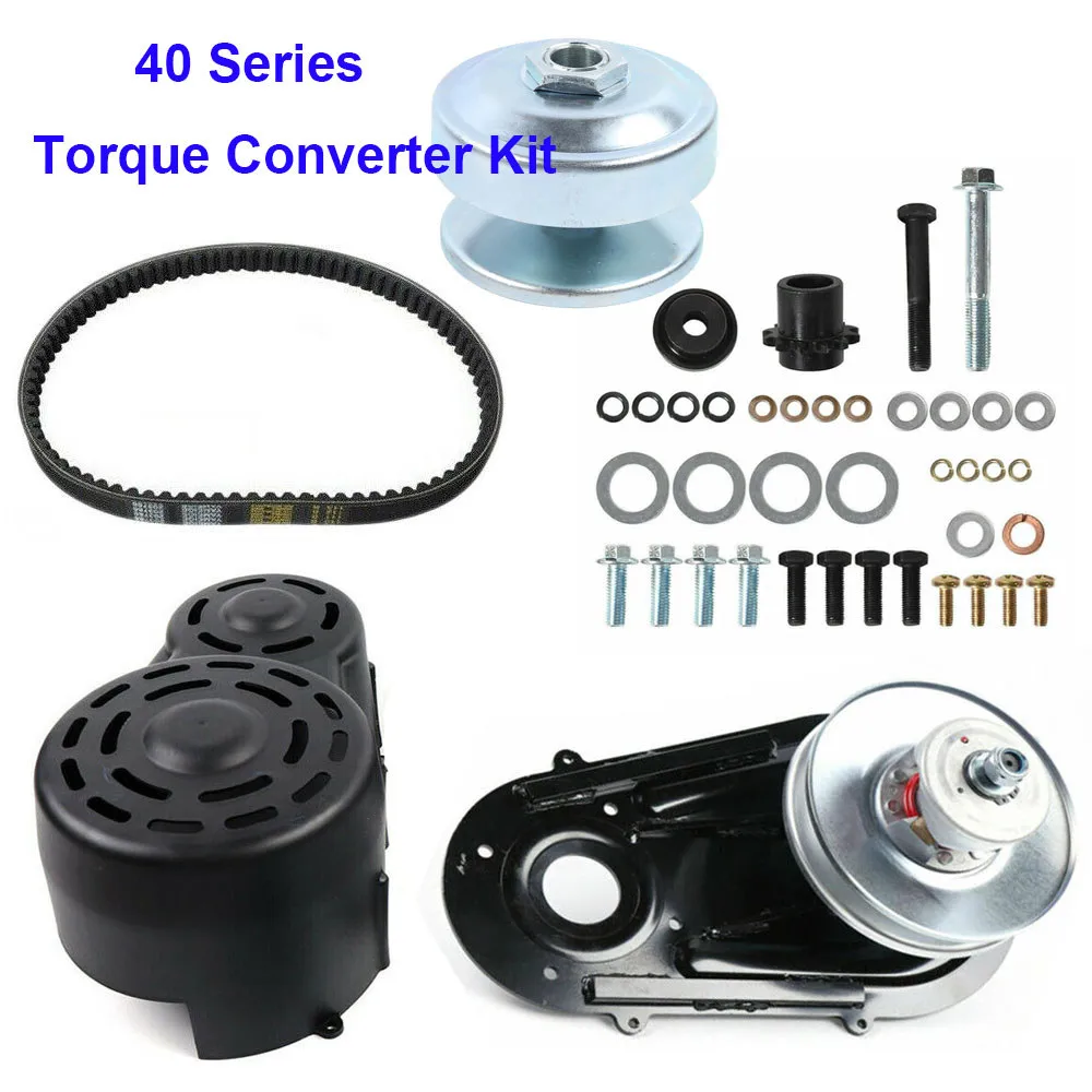 40 Series Torque Converter Kit Suitable for all 9HP-16HP engines with 1 Inch straight crankshaft and 1/4 Inch keyway Accessories