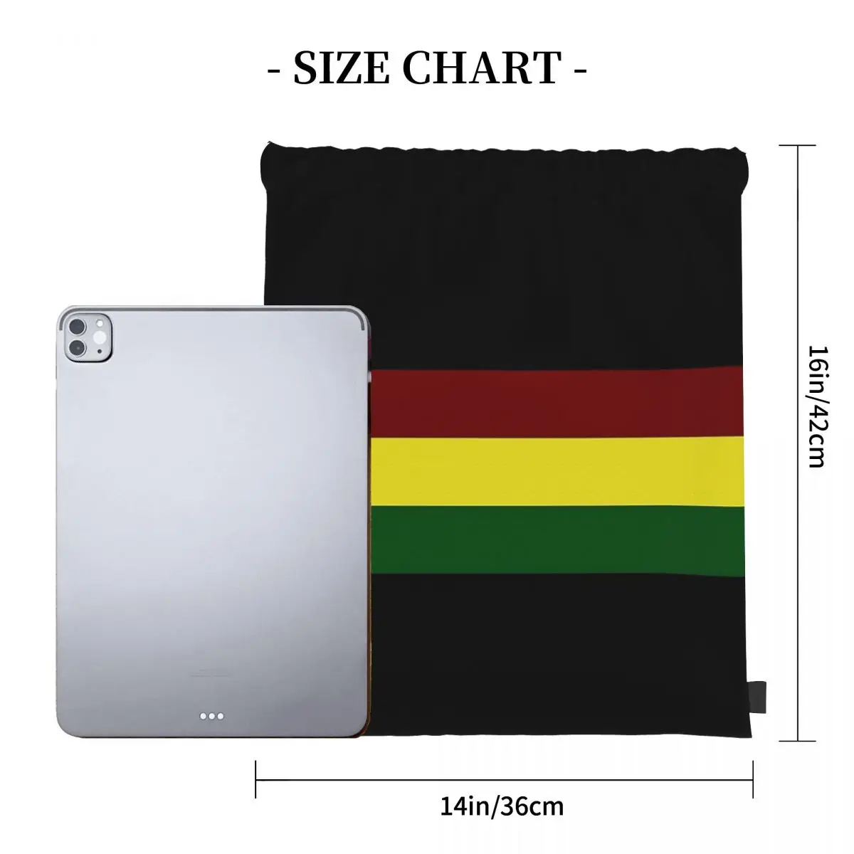 Rasta Flag Rasta Stripe Backpacks Portable Drawstring Bags Drawstring Bundle Pocket Sports Bag Book Bags For Travel Students