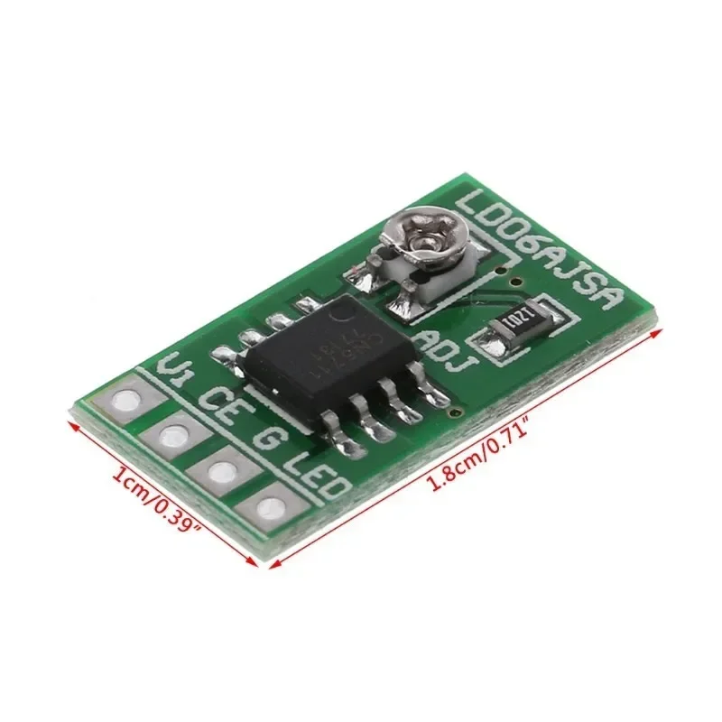 1 - 10PCS 30-1500MA Adjustable Constant Current LED Driver DC 3.3V 3.7V 4.2V 5V PWM Control Board Buck Power Module