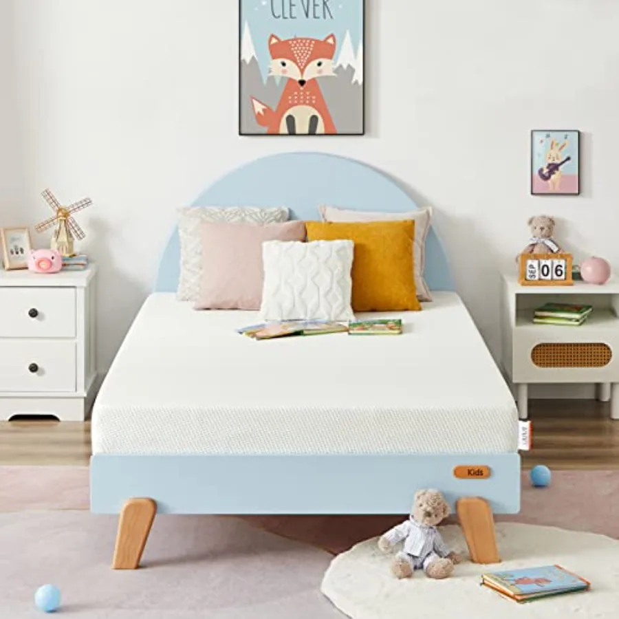

Mattress, Green Tea Cooling Gel Memory Foam Mattress in a Box for Medium Firm Bed Mattress for Bunk Bed, Trundle Bed, Pressure