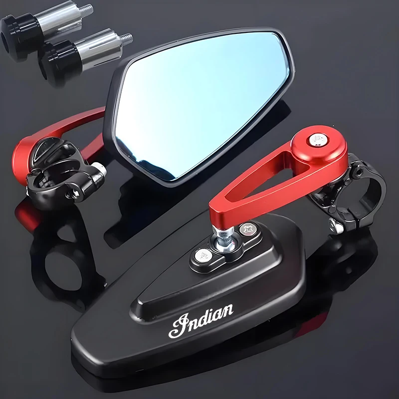 For Indian FTR 1200 S FTR1200 Motorcycle CNC Rear View Mirrors Anti-Glare HD Motorbike Handlebar End Side Mirror