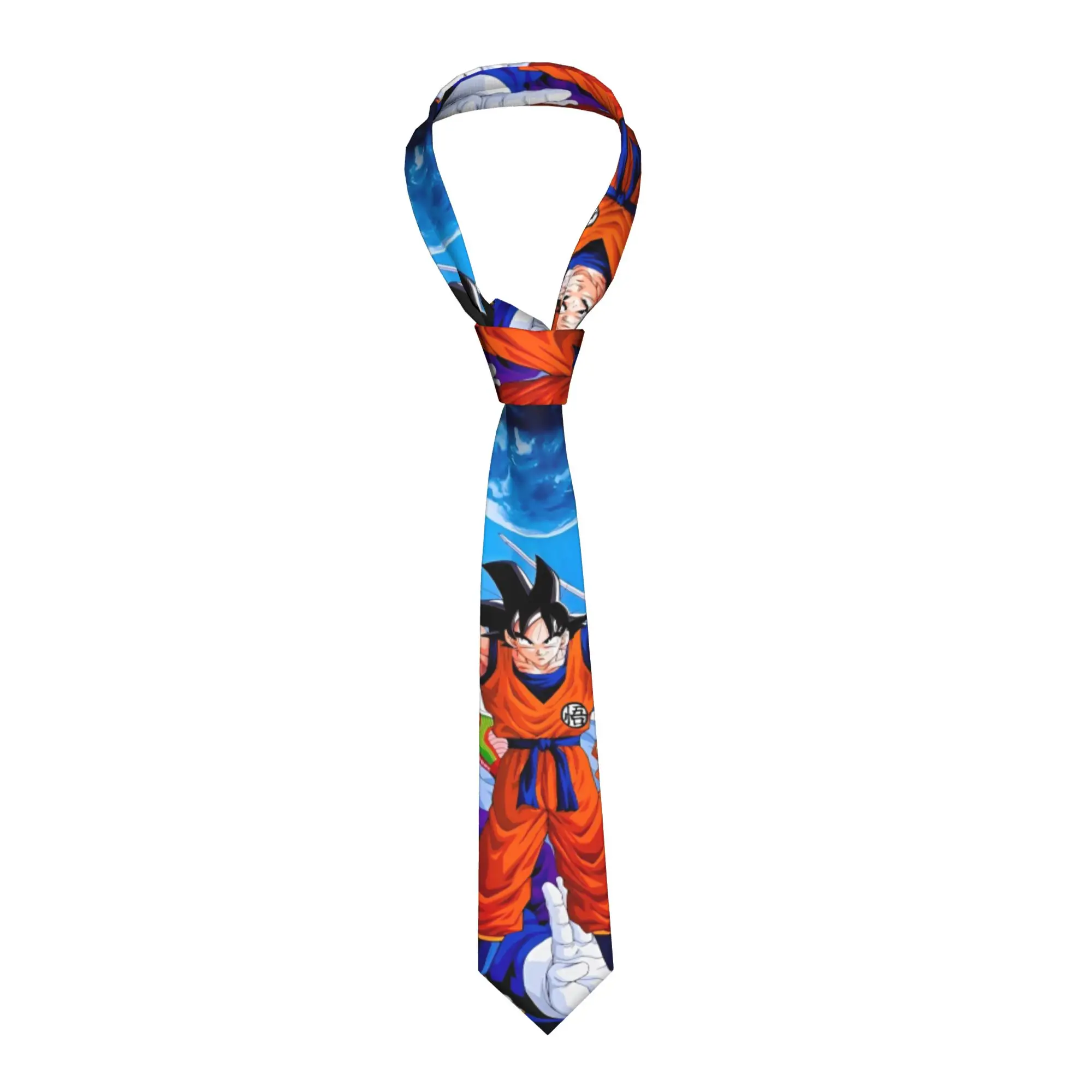 

Son Goku Dragons Manga Ball Neckties Unisex Polyester 8 cm Silk Wide Neck Ties Anime for Men Daily Wear Gravatas Wedding Gift