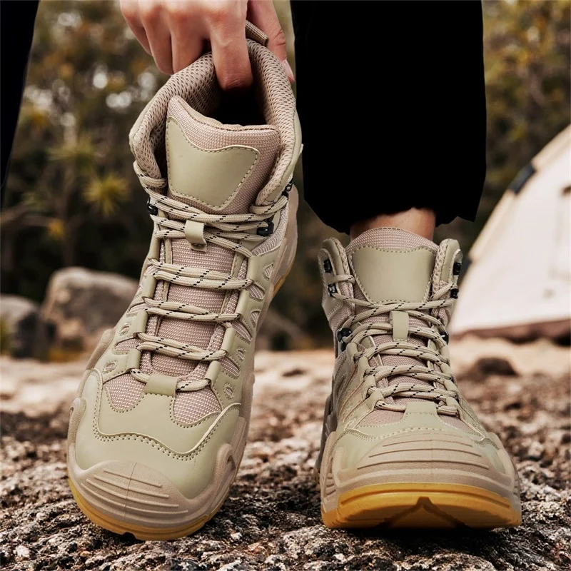 

Luxury Shoes 2026 New Hiking Men's Outdoor Hiking Sports Shoes Camping Boots Walking Anti Slip Hiking Shoes Cowboy Boots for Man
