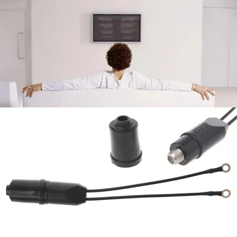 F62C 1PCS Antenna 300-75 OHM Coaxial Cable Satching UHF/VHF/FM