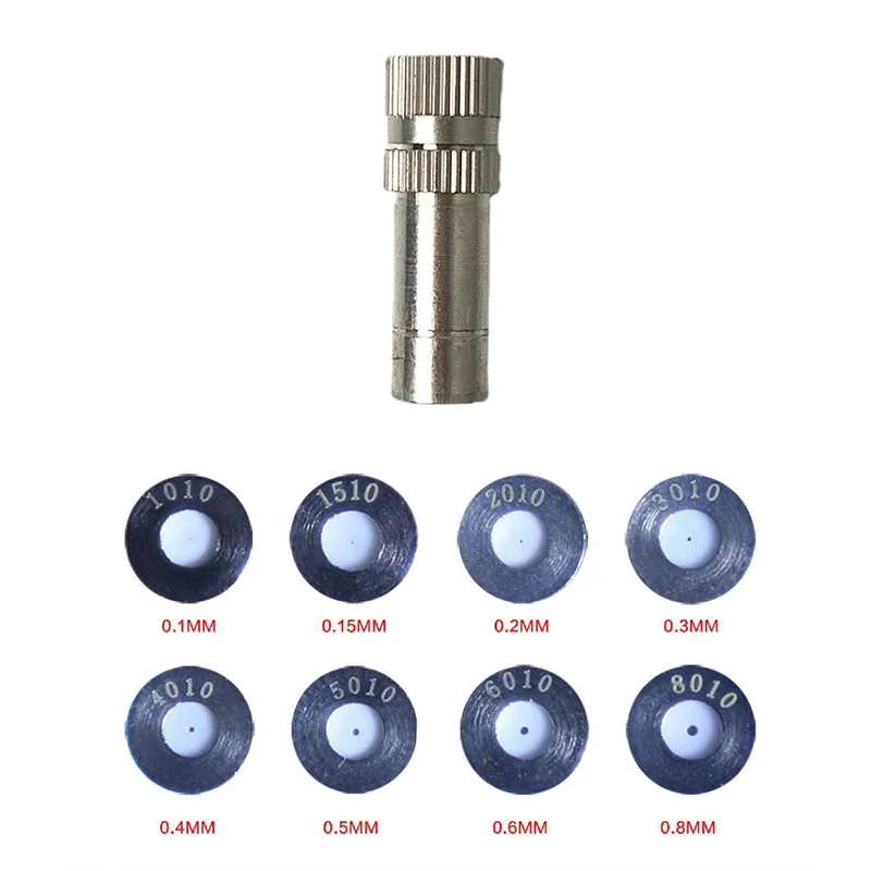 5pcs 6mm Low Pressure Misting Fog Nozzles With Quick Access Tee Connector Breeding Garden Landscaping Irrigation Sprayers