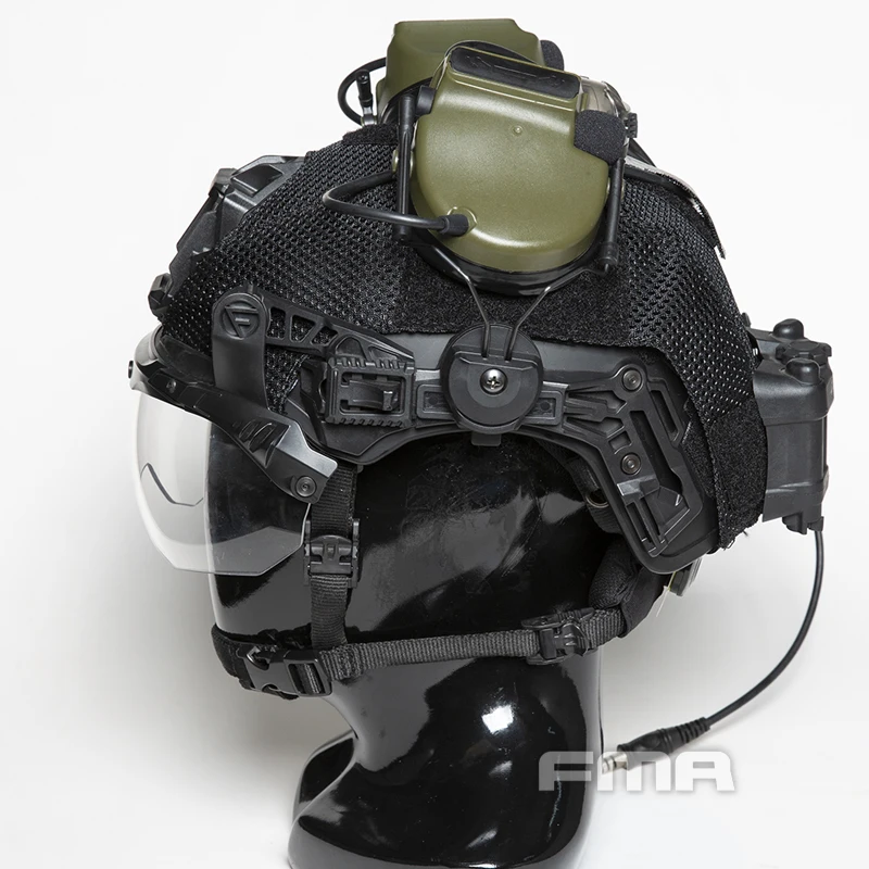 FMA Tactical Wendy Helmet EX 3.0 TW Team Comtac Headset Buckle Bracket Rail Adapter Airsoft Hunting Helmet Accessories TB1436A