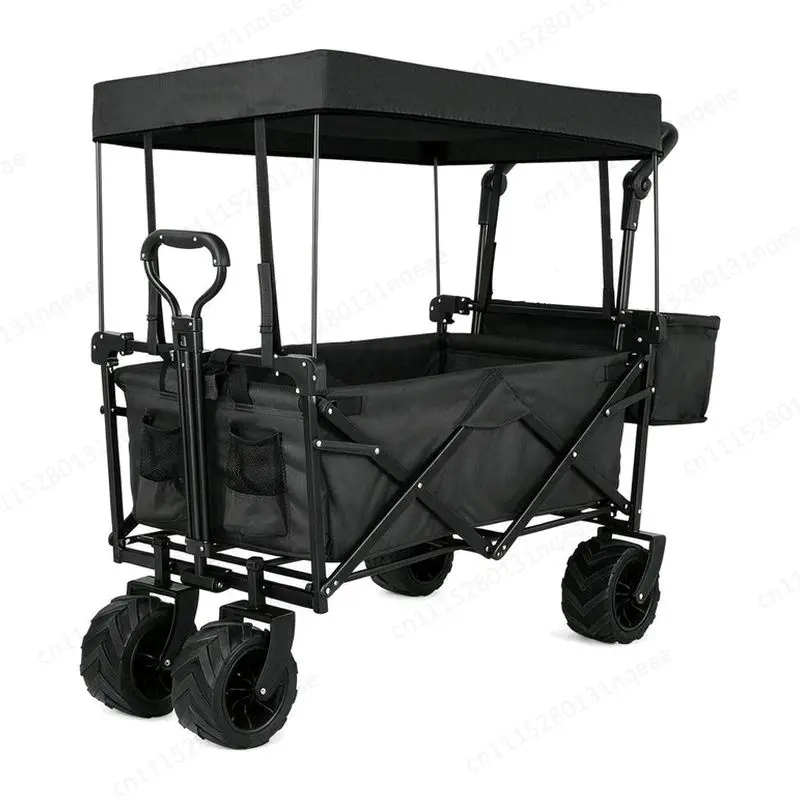 Heavy Duty Large Capacity Folding Beach Car Outdoor Camping Multi-function Trolley