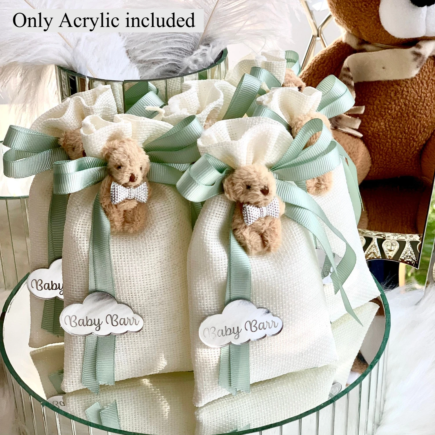 Personalisierte Ayatul Kursi in Geschenkboxen, Gastgeschenke, muslimische Babygeschenke, Babyparty-Geschenke, Willkommensgeschenke, Geburtsankündigung – Detail 2