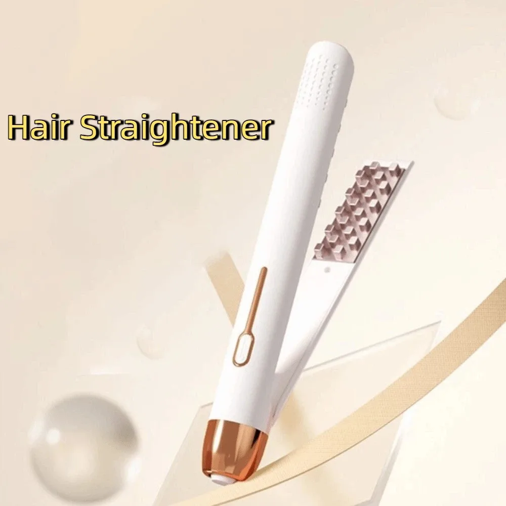 

2 in 1 Design Quick Heating Hair Straightener Negative Ion Professional Flat Iron Clip-In Design Hair Curler Dormitory