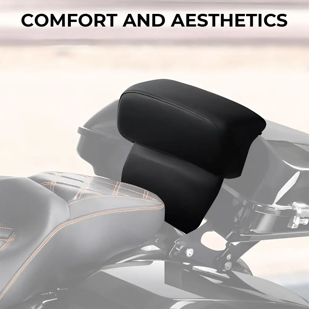 Tour Pack Back Pad Trunk Top Case Backrest Pads For Harley Touring Road King Street Electra Glide Ultra Limited CVO 2014-up view 3