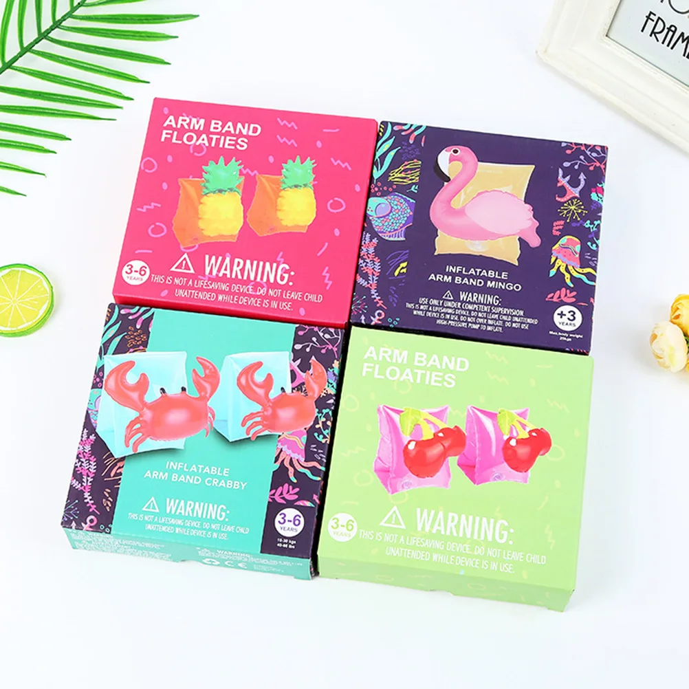 حلقات ذراع قابلة للنفخ للأطفال عوامة سباحة ناعمة من مادة PVC أداة تدريب آمنة لحمام السباحة على الشاطئ تستخدم الذراع عوامات الأطفال