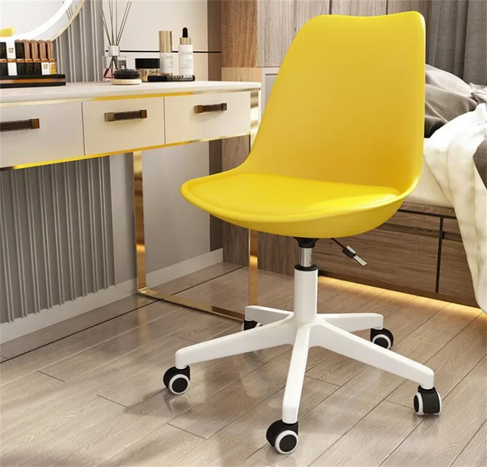 อาร์มแชร์ล้อสํานักงานเก้าอี้สํานักงานหมุนเอวสนับสนุนโต๊ะห้องนั่งเล่นErgonomic Cadeira Gamerผ่อนคลายเก้าอี้
