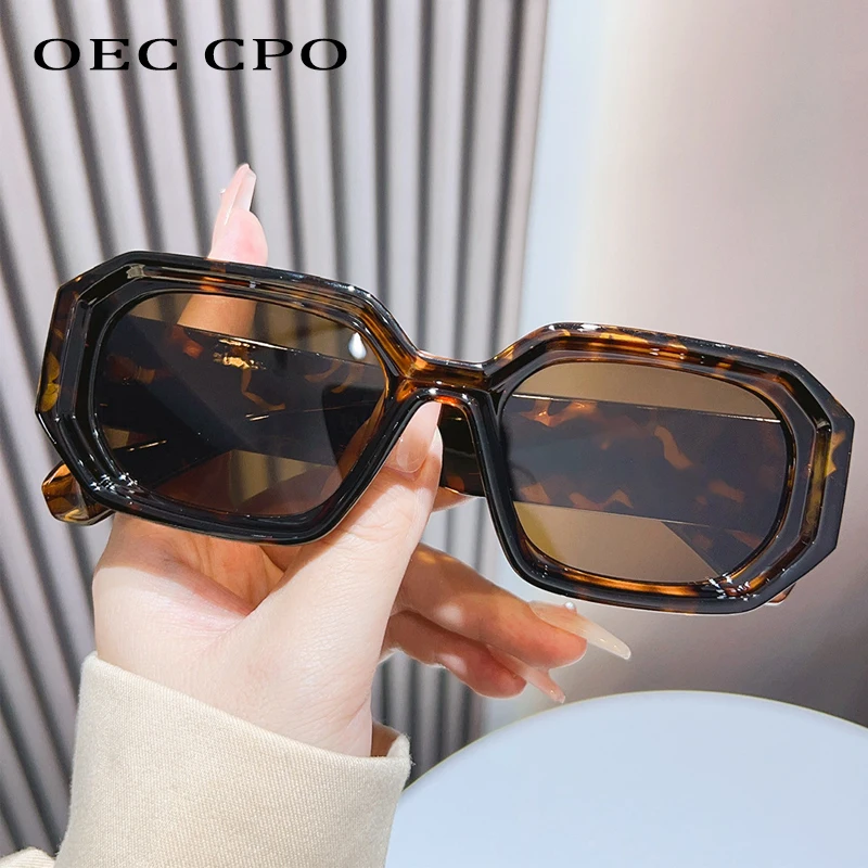 

Retro Punk Square Sunglasses for Women Brand Design Fashion Leopard Sun Glasses Female Shades UV400 Driving Goggles Men Eyewear