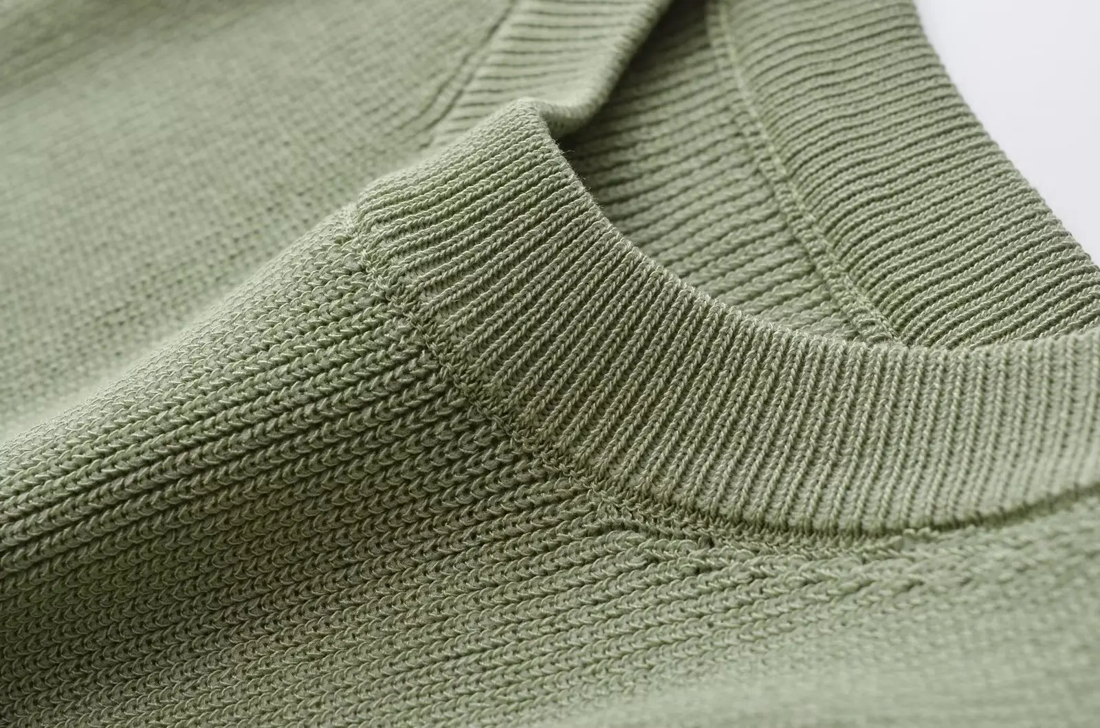 Withered French Basic Knitted T-shirt Women Solid Simple Round Neck Short Fashion Women's Top