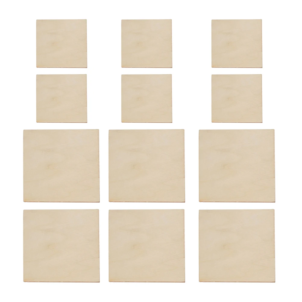 

75pcs Wooden DIY Chips Craft Boards Unfinished Slices Multifunctional Graffiti Home Decor H made Learning Tool