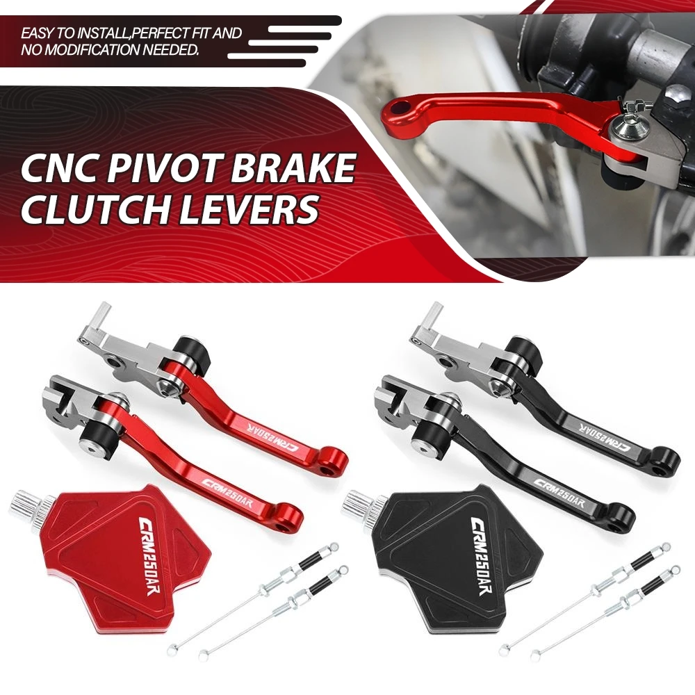 

CNC Brake Clutch Levers Stunt Clutch Pull Cable Lever Replacement Easy System For HONDA CRM250AR 1994 1995 1996 1997 1998 1999