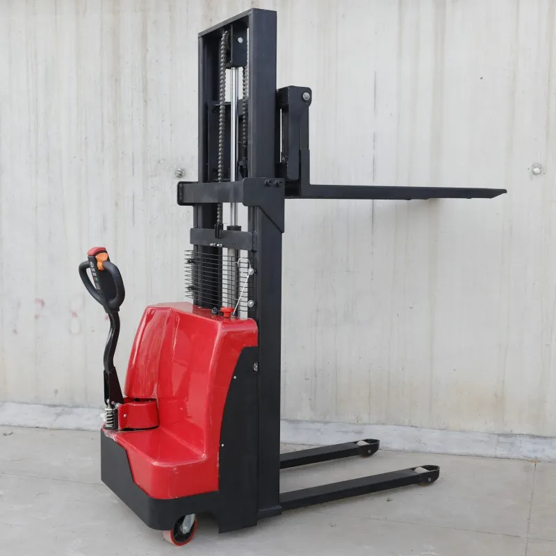 New 1500kg 2000kg Electric Stacker Small Forklift  High Efficiency Energy Saving Narrow Aisle Handling Equipment CE Certified